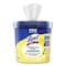 Lysol Professional Disinfecting Wipe Bucket, 1-Ply, 6 x 8, Lemon and Lime Blossom, White, 800 Wipes 19200-99856 - alternate 2